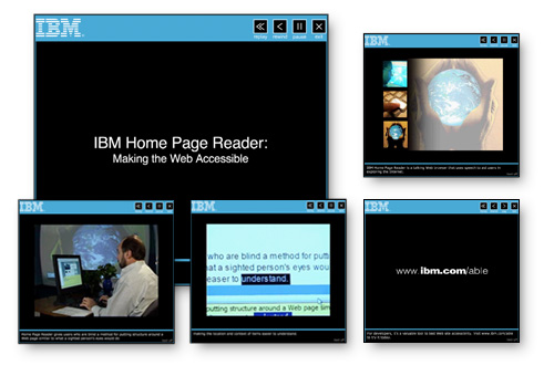 IBM Accessibility Home Page Reader demo